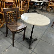 Table bistrot en marbre