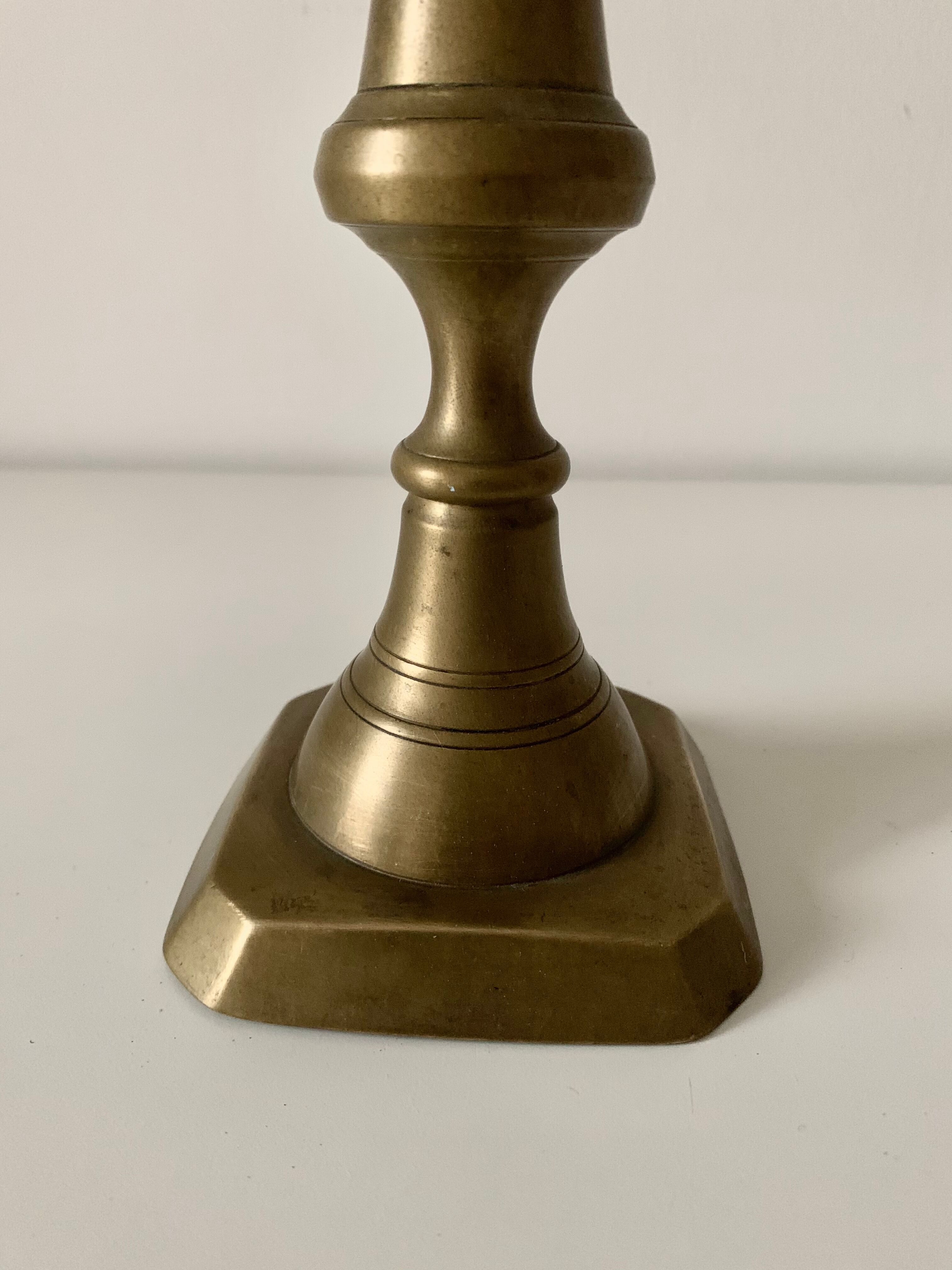 Brass candlestick