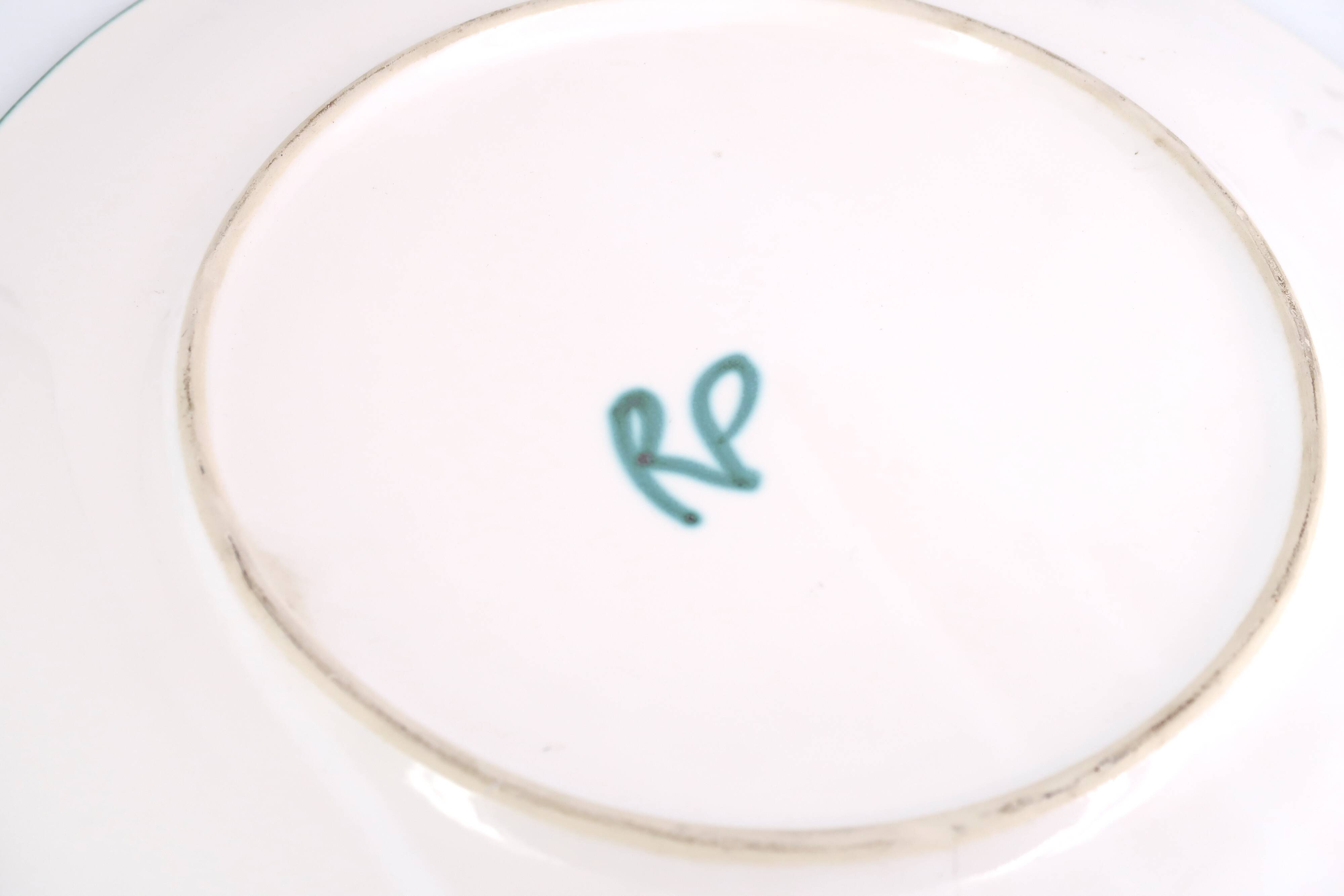 Ceramic pie dish by Robert Picault, Vallauris