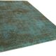 Handmade Turkish Decorative 1980s 242 cm x 349 cm Turquoise Wool Carpet