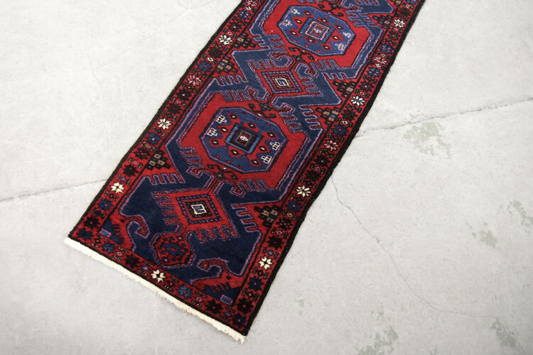 Vintage Hand-Woven Oriental Carpet Hamadan Rug from Ikea, 1960s