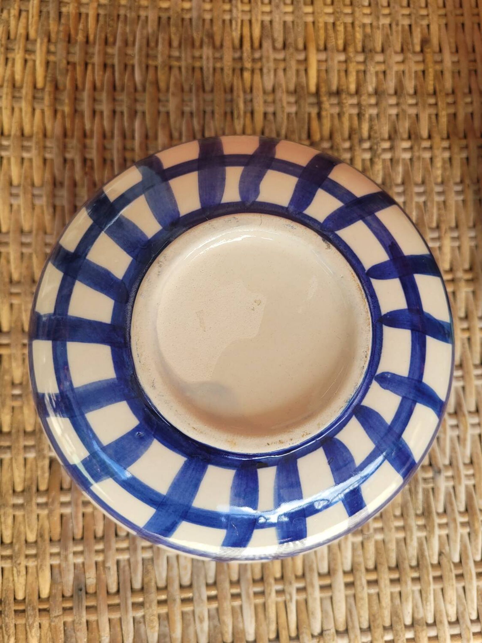 Vase boule en céramique peint à la main