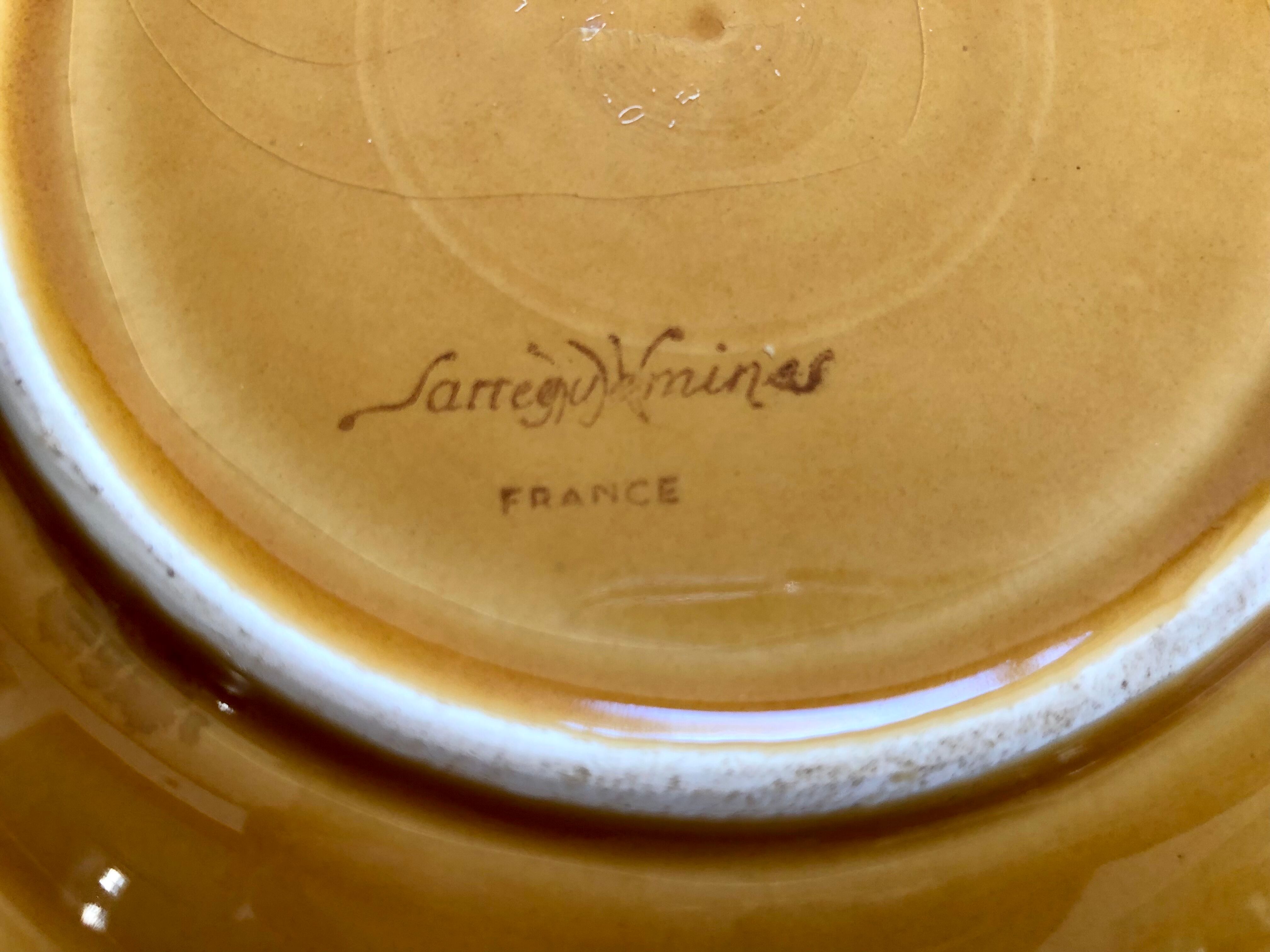 Sarreguemines slurry plate