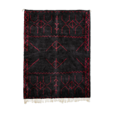 Modern Moroccan carpet black