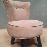 Velvet dressing table chair