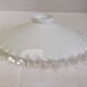Opaline mount drop speckled lace lampshade pendant chandelier lamp tu