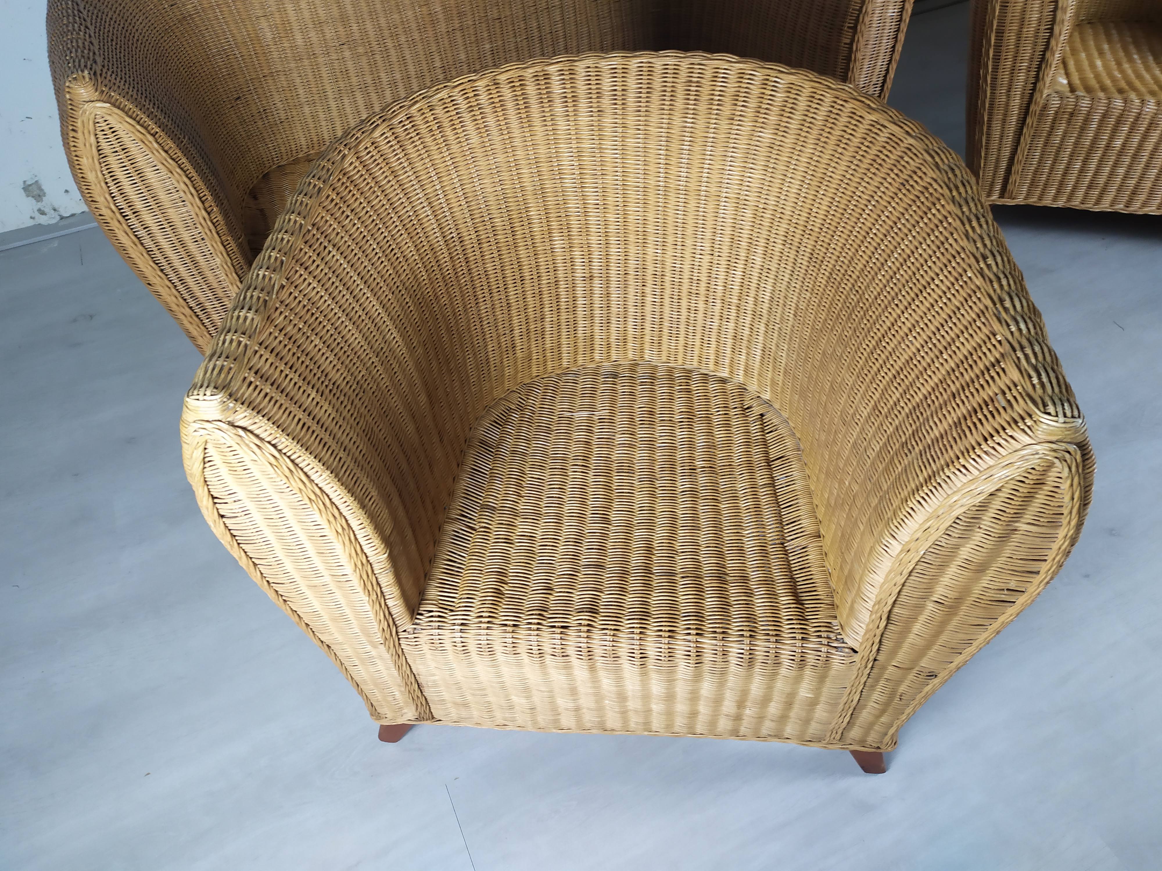 Sofa rattan armchairs