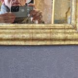 Petit miroir  doré