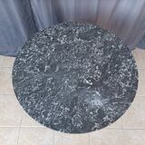 Walnut tripod pedestal table