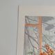 Lithographie signée Michel Henry - Bouquet à la fenêtre
