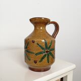 Ceramic vase, mustard