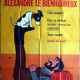 Affiche cinéma originale "Alexandre le bienheureux" Yves Robert