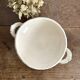 iron earth fruit bowl, old vegetable dish with poppies, Choisy le Roi