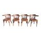 4 fauteuils Baumann en bois courbé