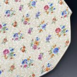 Plat de service en porcelaine vintage