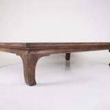 Imposing “Kang” coffee table known as opium table, China.