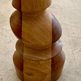 Wooden candle holder