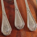 Christofle, Paris: Set of 12 Empire style table forks
