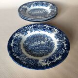 4 Lunéville "English Style" soup plates