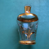 Vase with flowers gilded with fine gold