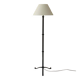 Neoclassical floor lamp in wrought iron