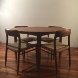 No.75 chairs & table by Niels Otto Muller for J.L. Mollers, 1950s