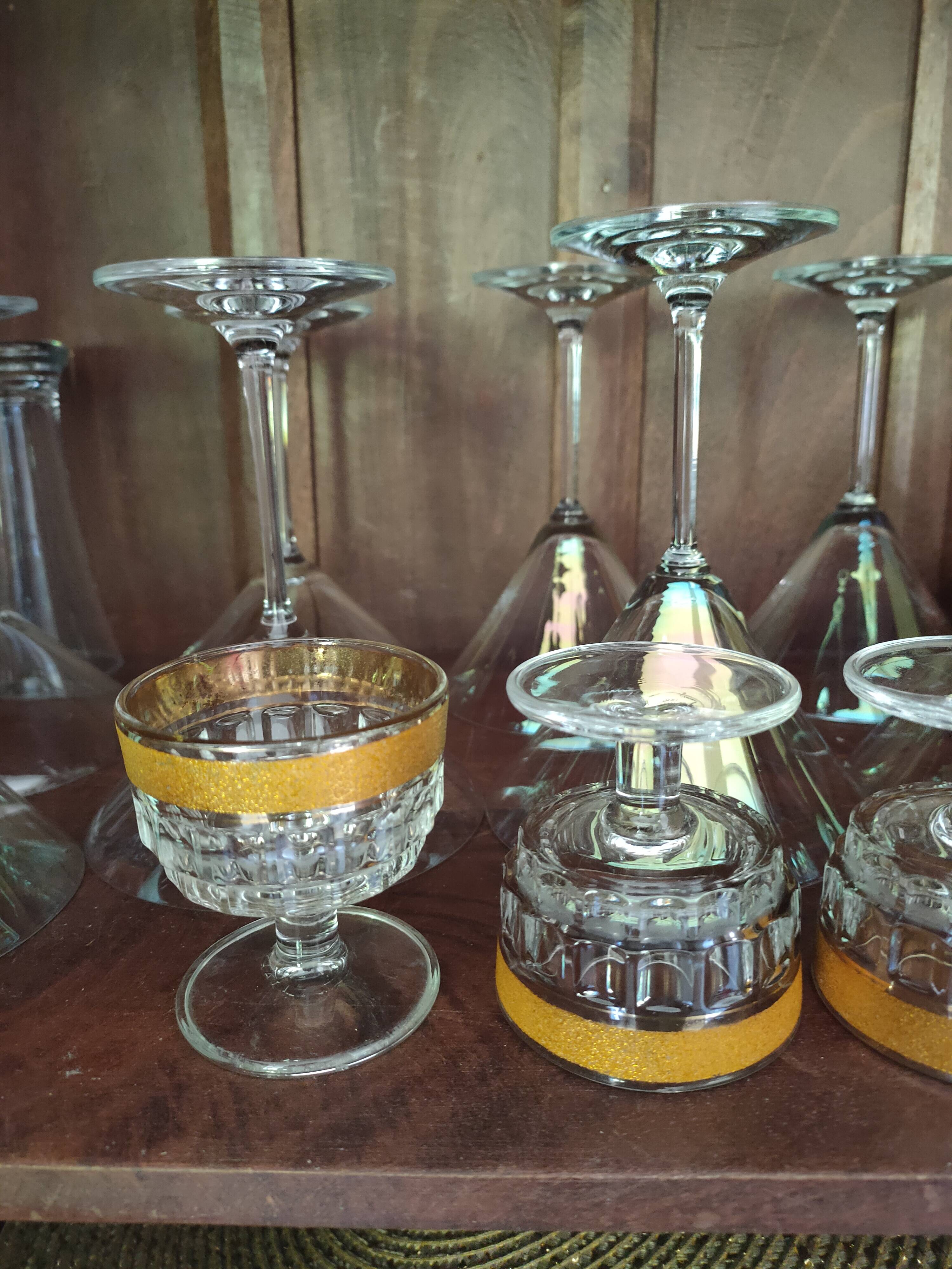 Small 50s whiskey glasses.