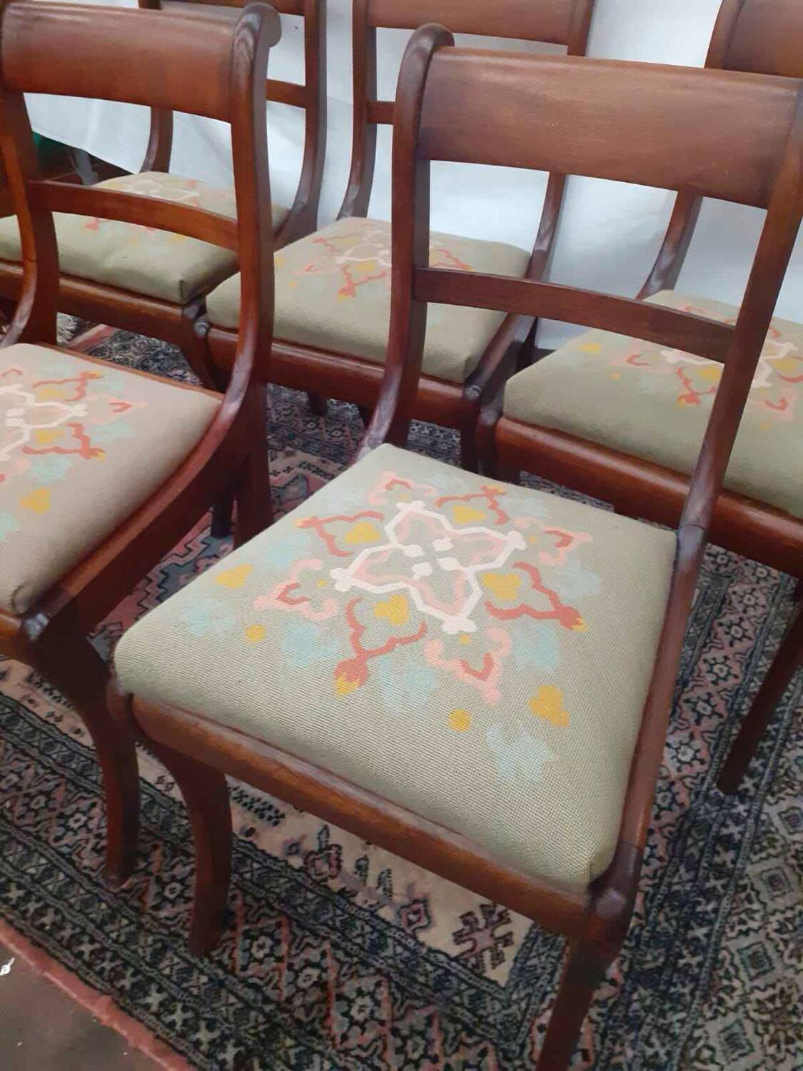 5 Louis Philippe style chairs