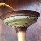 1900 suspension in brass and chiseled glass