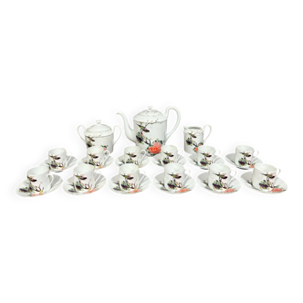 limited edition tea set in Limoges porcelain