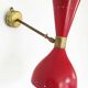 Pair of Italian designer wall lights from the 1950s