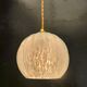 Clichy blue glass pendant light