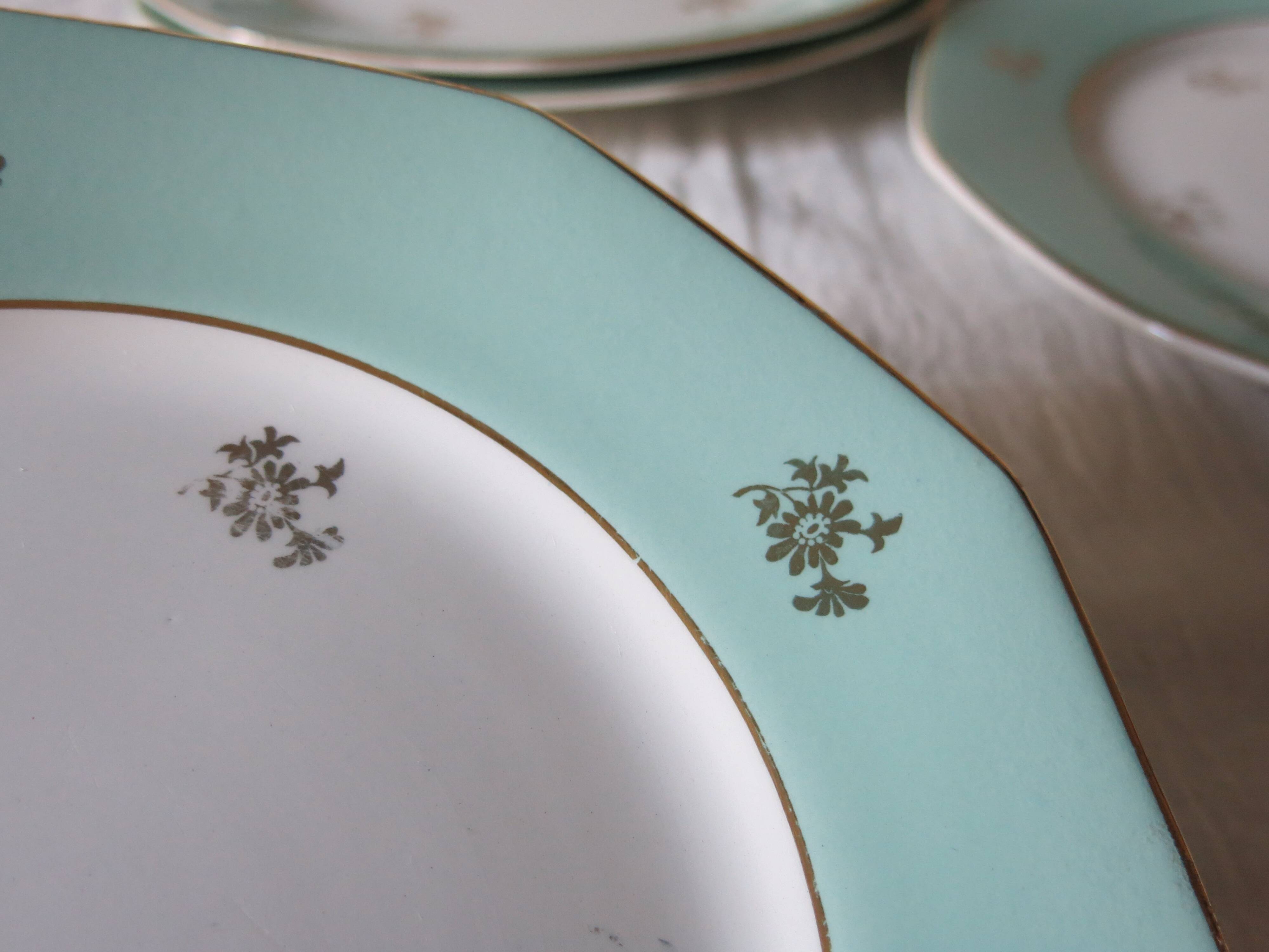 6 flat plates from Moulin des loups in good condition