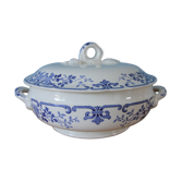 Soup tureen iron earth Majunga from KG Lunéville