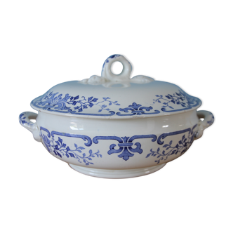 Soup tureen iron earth Majunga from KG Lunéville