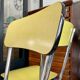 Paire de chaises formica jaune