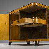 Art Deco Bar Cabinet with Inlays, 1930s