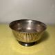 Silver metal stand bowl