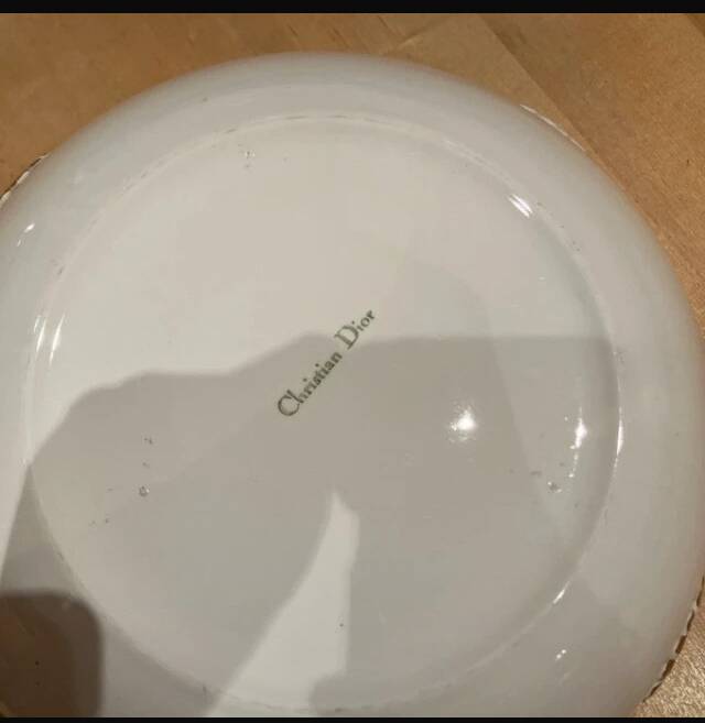 Christian Dior salad bowl
