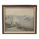 Oil on canvas Marine scene The entrance to Port XX
