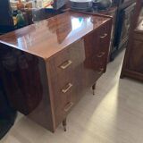 Commode 3 tiroirs en Formica