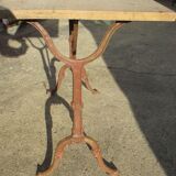Bistro table 1900 oak tray