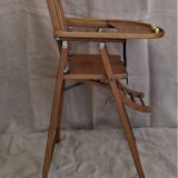 Vintage wooden baby chair
