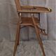 Chaise bébé vintage en bois