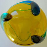 Art-new cut in stretched glass. Around 1900.