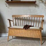 Vintage children's storage bench