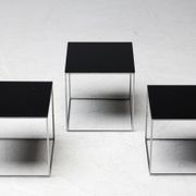 PK71 nesting tables by Poul Kjærholm for E. Kold Christensen, early production from 1960.