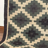 6.5x6.5 ft - handmade jute/wool rug