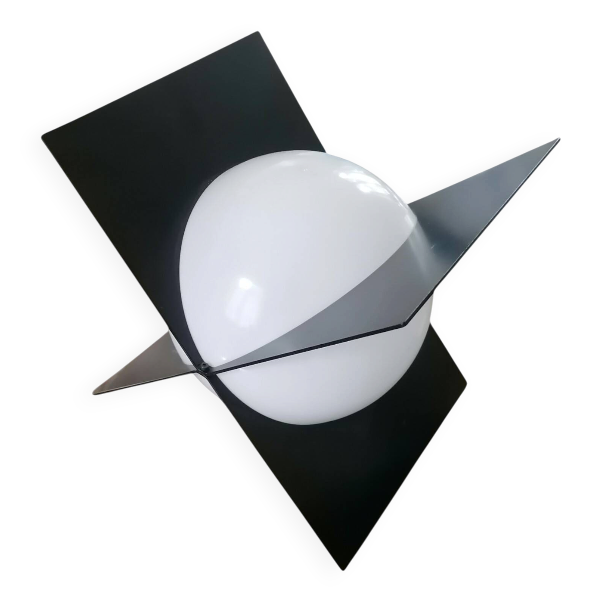 Vintage space age Little Boy globe lamp.