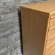 Vintage Scandinavian wooden chest of drawers with 6 drawers from the 1970s.